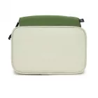 Miss Lulu London LBK2534 - Kono Isolierte Lunchtasche - Wasserfester Lebensmittelbehälter  4 Schichten, auslaufsicher, tragbar  verstellbarem Schultergurt - bézs és zöld