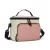 Miss Lulu London LBK2534 - Kono Isolierte Lunchtasche - Wasserfester Lebensmittelbehälter  4 Schichten, auslaufsicher, tragbar  verstellbarem Schultergurt - bézs és rózsaszín