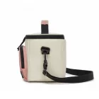 Miss Lulu London LBK2534 - Kono Isolierte Lunchtasche - Wasserfester Lebensmittelbehälter  4 Schichten, auslaufsicher, tragbar  verstellbarem Schultergurt - bézs és rózsaszín