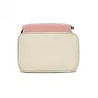 Miss Lulu London LBK2534 - Kono Isolierte Lunchtasche - Wasserfester Lebensmittelbehälter  4 Schichten, auslaufsicher, tragbar  verstellbarem Schultergurt - bézs és rózsaszín