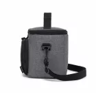 Miss Lulu London LBK2534 - Kono Isolierte Lunchtasche - Wasserfester Lebensmittelbehälter  4 Schichten, auslaufsicher, tragbar  verstellbarem Schultergurt - szürke és fekete