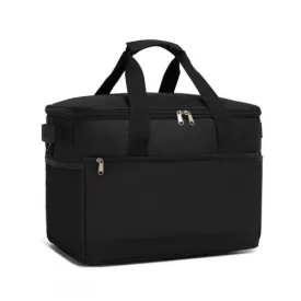   Miss Lulu London LBK2535S - Kono nagy tragbare Lunchtasche  30 L és verbesserter Isolierung - kompakt & praktisch  Reisen és Pendelverkehr - fekete