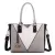 Miss Lulu London LG1641 - Miss Lulu V-forma Schulterhandtasche in bőrhatású - szürke