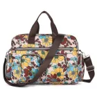 Miss Lulu London MSK2436F - Kono nagy Kapazität utazótáska  mehreren zippesverschlusstaschen és Blumendruck Perfekt  den täglichen Gebrauch - Khaki