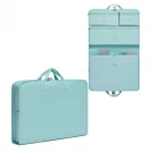 Miss Lulu London POK2523 - Kono 6-in-1 Hänge-Reiseorganizer-Táska, Tragbares faltbares Packwürfel-szett  gurulós táska-Einschub - kék