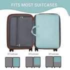 Miss Lulu London POK2523 - Kono 6-in-1 Hänge-Reiseorganizer-Táska, Tragbares faltbares Packwürfel-szett  gurulós táska-Einschub - kék
