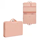 Miss Lulu London POK2523 - Kono 6-in-1 Hänge-Reiseorganizer-Táska, Tragbares faltbares Packwürfel-szett  gurulós táska-Einschub - rózsaszín