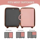 Miss Lulu London POK2523 - Kono 6-in-1 Hänge-Reiseorganizer-Táska, Tragbares faltbares Packwürfel-szett  gurulós táska-Einschub - rózsaszín