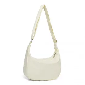   Miss Lulu London S2314 - Wasserfest Tragbar Halbmond váll Cross Body Táska - bézs