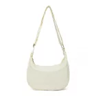Miss Lulu London S2314 - Wasserfest Tragbar Halbmond váll Cross Body Táska - bézs