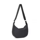 Miss Lulu London S2314 - Wasserfest Tragbar Halbmond váll Cross Body Táska - fekete