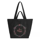 Miss Lulu London S2316 - tartós vitorlavászon Einkaufen válltáska táska - fekete