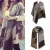Miss Lulu London S6427 - női Női Mode Plaid sál Decke Winter Warm Wrap sál - Kaffee