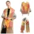 Miss Lulu London S6433 - akril Mode női Langer sál Gitternetz Quaste Winter Warm Überdimensionaler sál - narancssárga