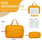 Miss Lulu London TVK2444 - Kono Wasserabweisende utazótáska  laptopzseb, multifunktionale bevásárló táska  Geschäftsreisen és Wochenendausflüge, nagy Kapazität  férfi és női - sárga