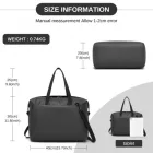 Miss Lulu London TVK2522 - Kono 40×30×20cm Kabinengepäck-utazótáska - Vielseitige válltáska táska  Reisen, Fitness, Geschäft & Alltag - fekete