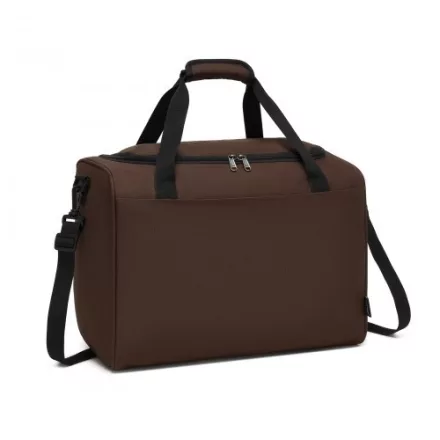 Miss Lulu London TVK2526 - Kono Geräumige, airline-taugliche Kabinen-utazótáska (40 × 30 × 20 cm) - Weekender  U-cipzár-Öffnung - barna