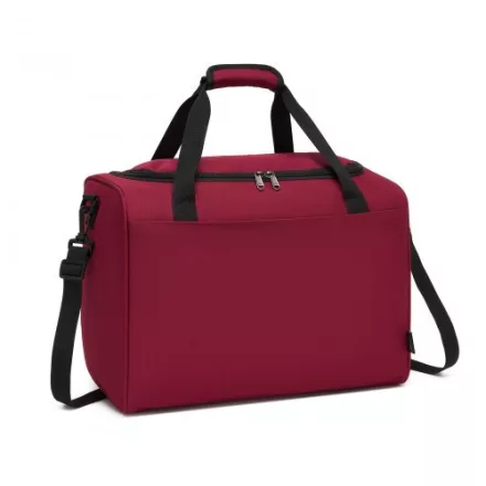 Miss Lulu London TVK2526 - Kono Geräumige, airline-taugliche Kabinen-utazótáska (40 × 30 × 20 cm) - Weekender  U-cipzár-Öffnung - Burgund