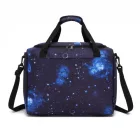 Miss Lulu London TVK2526 - Kono Geräumige, airline-taugliche Kabinen-utazótáska (40 × 30 × 20 cm) - Weekender  U-cipzár-Öffnung - Galaxie kék