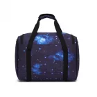 Miss Lulu London TVK2526 - Kono Geräumige, airline-taugliche Kabinen-utazótáska (40 × 30 × 20 cm) - Weekender  U-cipzár-Öffnung - Galaxie kék