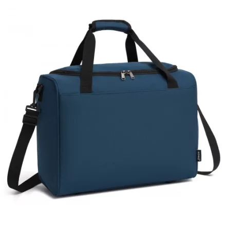 Miss Lulu London TVK2526 - Kono Geräumige, airline-taugliche Kabinen-utazótáska (40 × 30 × 20 cm) - Weekender  U-cipzár-Öffnung - Marineblau