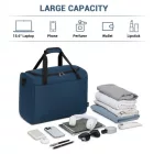 Miss Lulu London TVK2526 - Kono Geräumige, airline-taugliche Kabinen-utazótáska (40 × 30 × 20 cm) - Weekender  U-cipzár-Öffnung - Marineblau