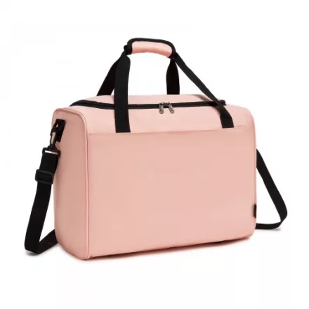 Miss Lulu London TVK2526 - Kono Geräumige, airline-taugliche Kabinen-utazótáska (40 × 30 × 20 cm) - Weekender  U-cipzár-Öffnung - rózsaszín
