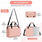 Miss Lulu London TVK2526 - Kono Geräumige, airline-taugliche Kabinen-utazótáska (40 × 30 × 20 cm) - Weekender  U-cipzár-Öffnung - rózsaszín