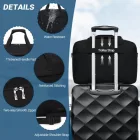 Miss Lulu London TVK2560 - Kono utazótáska  großer Kapazität 40×30×20 cm-Airline-approved Unterseat Kabinentasche, perfekt  Fitness, Reisen és Wochenendausflüge - fekete