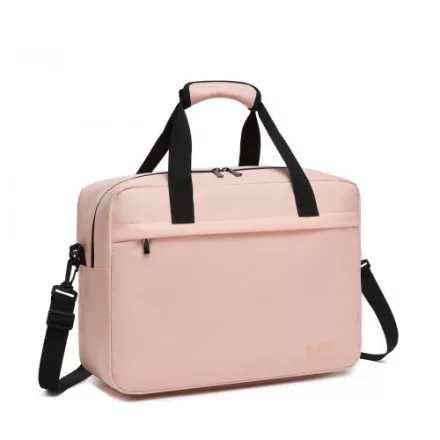 Miss Lulu London TVK2560 - Kono utazótáska  großer Kapazität 40×30×20 cm-Airline-approved Unterseat Kabinentasche, perfekt  Fitness, Reisen és Wochenendausflüge - rózsaszín