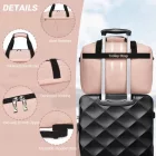 Miss Lulu London TVK2560 - Kono utazótáska  großer Kapazität 40×30×20 cm-Airline-approved Unterseat Kabinentasche, perfekt  Fitness, Reisen és Wochenendausflüge - rózsaszín
