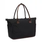 Miss Lulu London TVM2520 - Miss Lulu Stylische gestepptes, farblich abgesetztes Kabinenreisetasche  Trocken-Nass-Trennfach & gurulós táska-Schlitz - fekete
