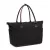 Miss Lulu London TVM2520 - Miss Lulu Stylische gestepptes, farblich abgesetztes Kabinenreisetasche  Trocken-Nass-Trennfach & gurulós táska-Schlitz - fekete