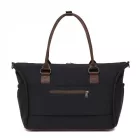 Miss Lulu London TVM2520 - Miss Lulu Stylische gestepptes, farblich abgesetztes Kabinenreisetasche  Trocken-Nass-Trennfach & gurulós táska-Schlitz - fekete