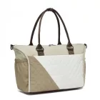 Miss Lulu London TVM2520 - Miss Lulu Stylische gestepptes, farblich abgesetztes Kabinenreisetasche  Trocken-Nass-Trennfach & gurulós táska-Schlitz - Khaki és bézs