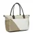 Miss Lulu London TVM2520 - Miss Lulu Stylische gestepptes, farblich abgesetztes Kabinenreisetasche  Trocken-Nass-Trennfach & gurulós táska-Schlitz - Khaki és bézs