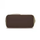 Miss Lulu London TVM2520 - Miss Lulu Stylische gestepptes, farblich abgesetztes Kabinenreisetasche  Trocken-Nass-Trennfach & gurulós táska-Schlitz - Khaki és bézs