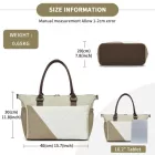 Miss Lulu London TVM2520 - Miss Lulu Stylische gestepptes, farblich abgesetztes Kabinenreisetasche  Trocken-Nass-Trennfach & gurulós táska-Schlitz - Khaki és bézs