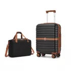 Miss Lulu London 2pcs utazó szett Cabin bőrönd és Cabin táska