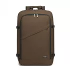 Miss Lulu London BPK2531L - Kono Multifunktionaler großer Geschäftsrucksack –   15,6-Zoll-Laptop, ideal  Arbeit, Reisen & tägliche Pendelwege - barna
