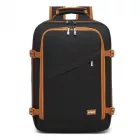 Miss Lulu London BPK2551 - Kono Flexibler Kabinen-hátizsák 30×20×40 –  15,6"-Laptop, bőrönd-Öffnung – perfekt  Urlaub, Geschäftsreisen & Pendeln – fekete/barna