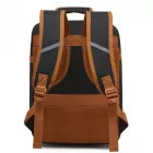 Miss Lulu London BPK2551 - Kono Flexibler Kabinen-hátizsák 30×20×40 –  15,6"-Laptop, bőrönd-Öffnung – perfekt  Urlaub, Geschäftsreisen & Pendeln – fekete/barna