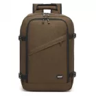 Miss Lulu London BPK2551 - Kono Flexibler Kabinen-hátizsák 30×20×40 –  15,6"-Laptop, bőrönd-Öffnung – perfekt  Urlaub, Geschäftsreisen & Pendeln – barna