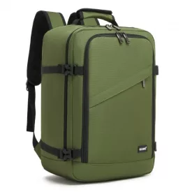   Miss Lulu London BPK2551 - Kono Flexibler Kabinen-hátizsák 30×20×40 –  15,6"-Laptop, bőrönd-Öffnung – perfekt  Urlaub, Geschäftsreisen & Pendeln – zöld