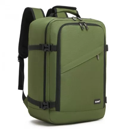 Miss Lulu London BPK2551 - Kono Flexibler Kabinen-hátizsák 30×20×40 –  15,6"-Laptop, bőrönd-Öffnung – perfekt  Urlaub, Geschäftsreisen & Pendeln – zöld