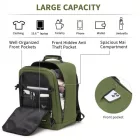 Miss Lulu London BPK2551 - Kono Flexibler Kabinen-hátizsák 30×20×40 –  15,6"-Laptop, bőrönd-Öffnung – perfekt  Urlaub, Geschäftsreisen & Pendeln – zöld