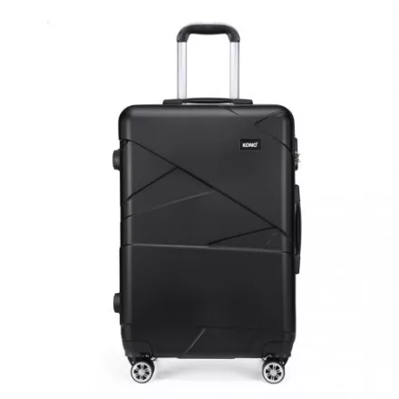 Miss Lulu London K1772-2L - Kono bőrönd  20-Zoll-Verbandeffekt - fekete