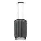 Miss Lulu London K1777-1L - Kono 19 Zoll ABS Leichtes Súly Kompakt Hartschale Kabinen-bőrönd Reise-kézipoggyász - szürke