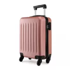 Miss Lulu London K1872L - Kono 19 Zoll ABS-keményfalú-kézipoggyász 4-Rad-Spinner-bőrönd - Nackt