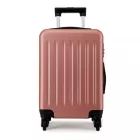 Miss Lulu London K1872L - Kono 24 Zoll ABS-bőrönd 4-Rad-Spinner-bőrönd - Nackt